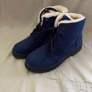 ✨E03 suede faux fur boots✨